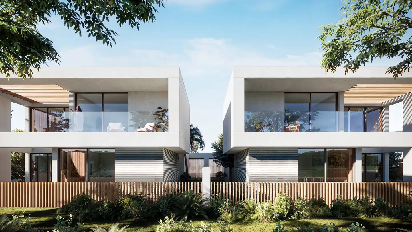 Twin villas